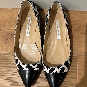 Leather flats made in Italy